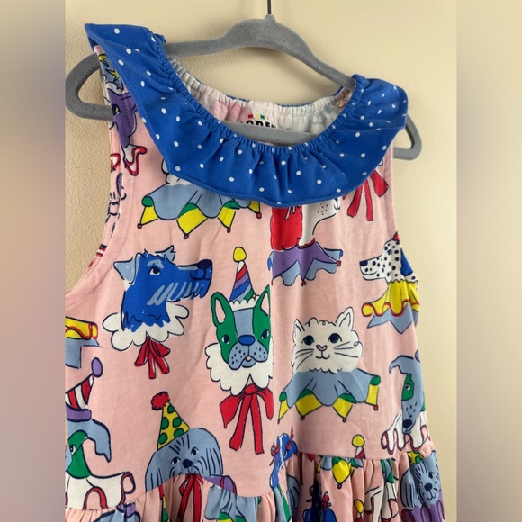 NWT Mini Boden Ruffle Neck Jersey Dress
Chalk Pink Parade Pets - Picture 2 of 6